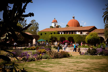 View of Nearby Mission San Juan Capistrano